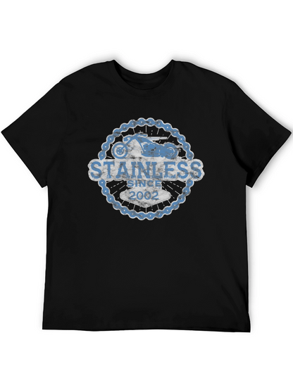 Stainless Since 2002 Motorcycle Chain T-Shirt