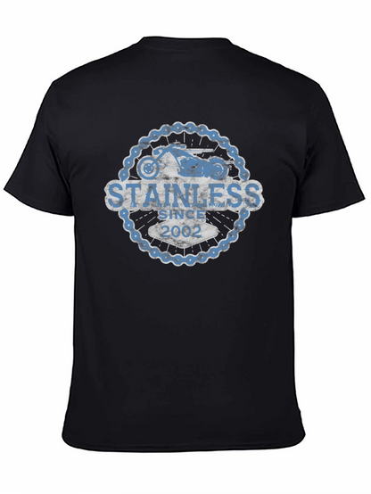 Stainless Since 2002 Motorcycle Chain T-Shirt