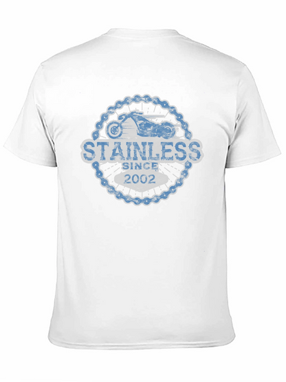 Stainless Since 2002 Motorcycle Chain T-Shirt