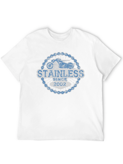 Stainless Since 2002 Motorcycle Chain T-Shirt