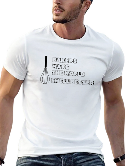 Bakers Make the World Smell Better Black T-Shirt