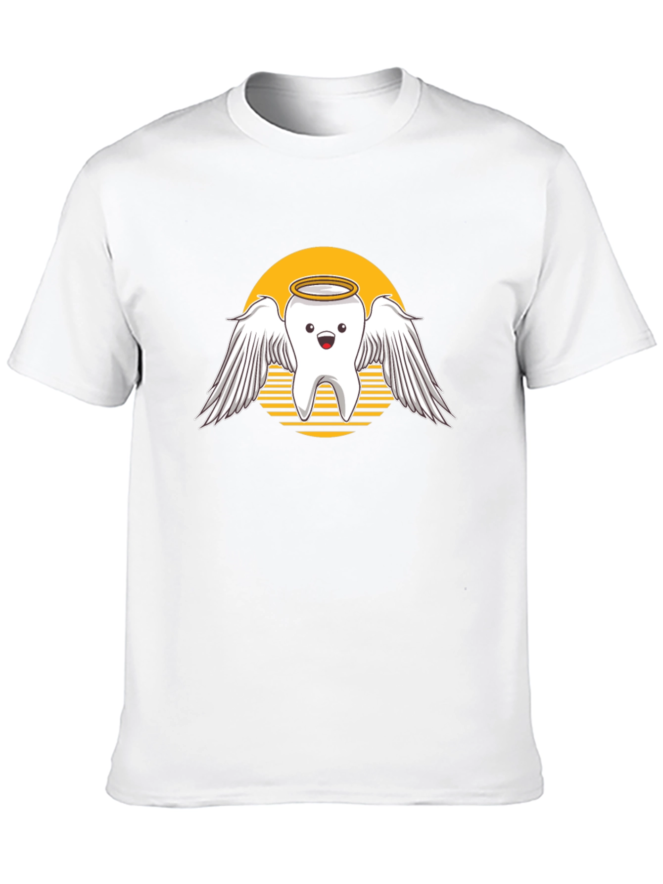Angel Tooth Graphic Tee - Dentist Humor Shirt