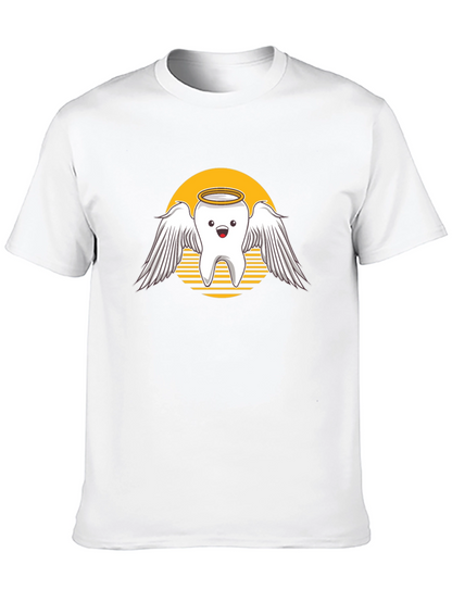 Angel Tooth Graphic Tee - Dentist Humor Shirt
