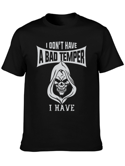 Bad Temper Grim Reaper Graphic T-Shirt