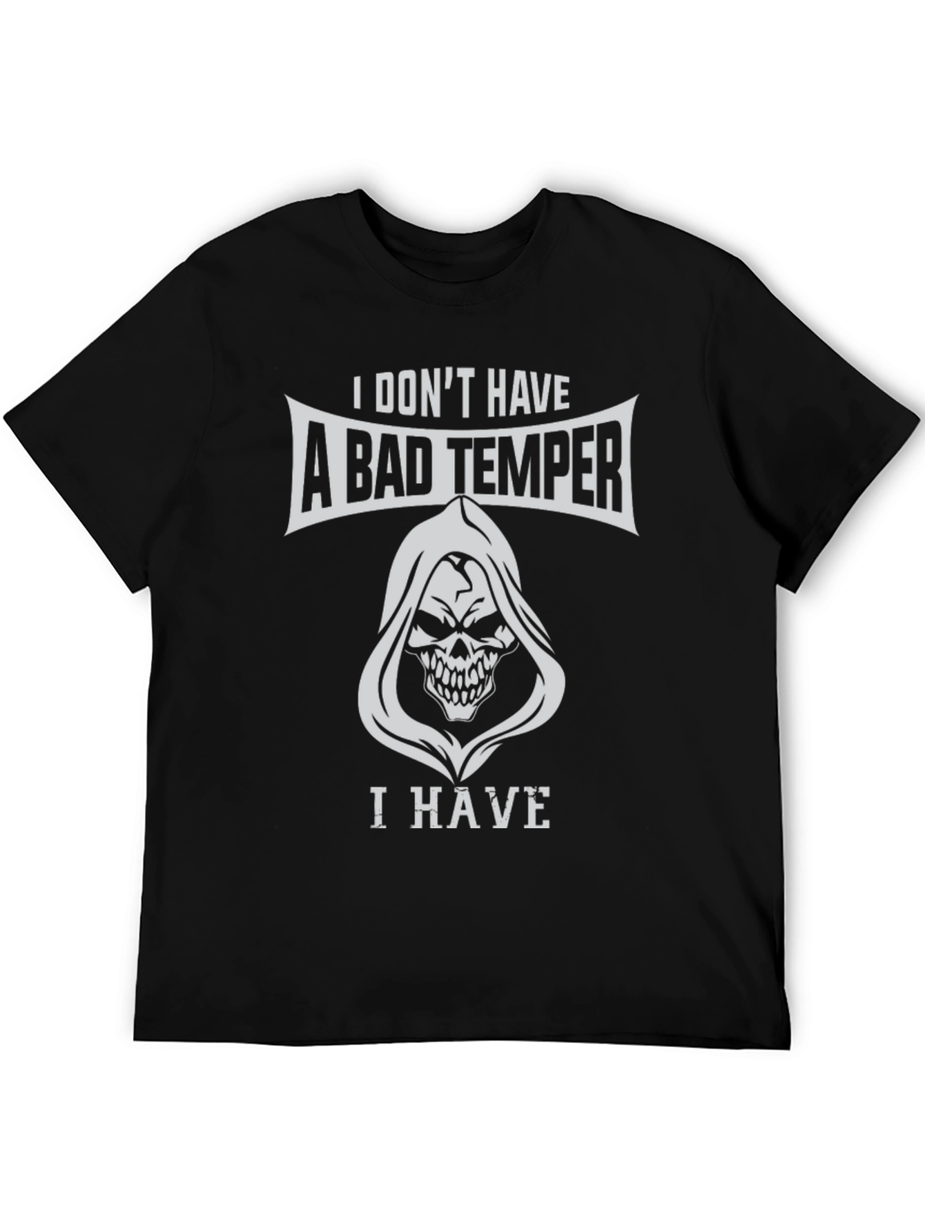Bad Temper Grim Reaper Graphic T-Shirt
