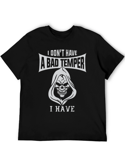 Bad Temper Grim Reaper Graphic T-Shirt