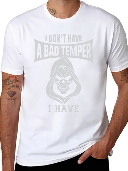 Bad Temper Grim Reaper Graphic T-Shirt