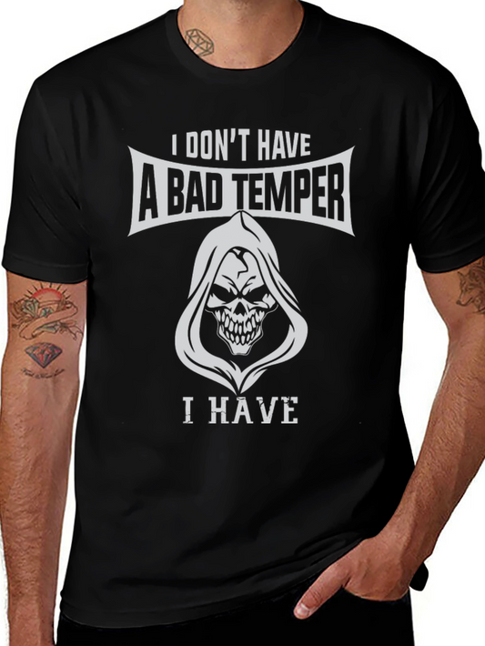 Bad Temper Grim Reaper Graphic T-Shirt