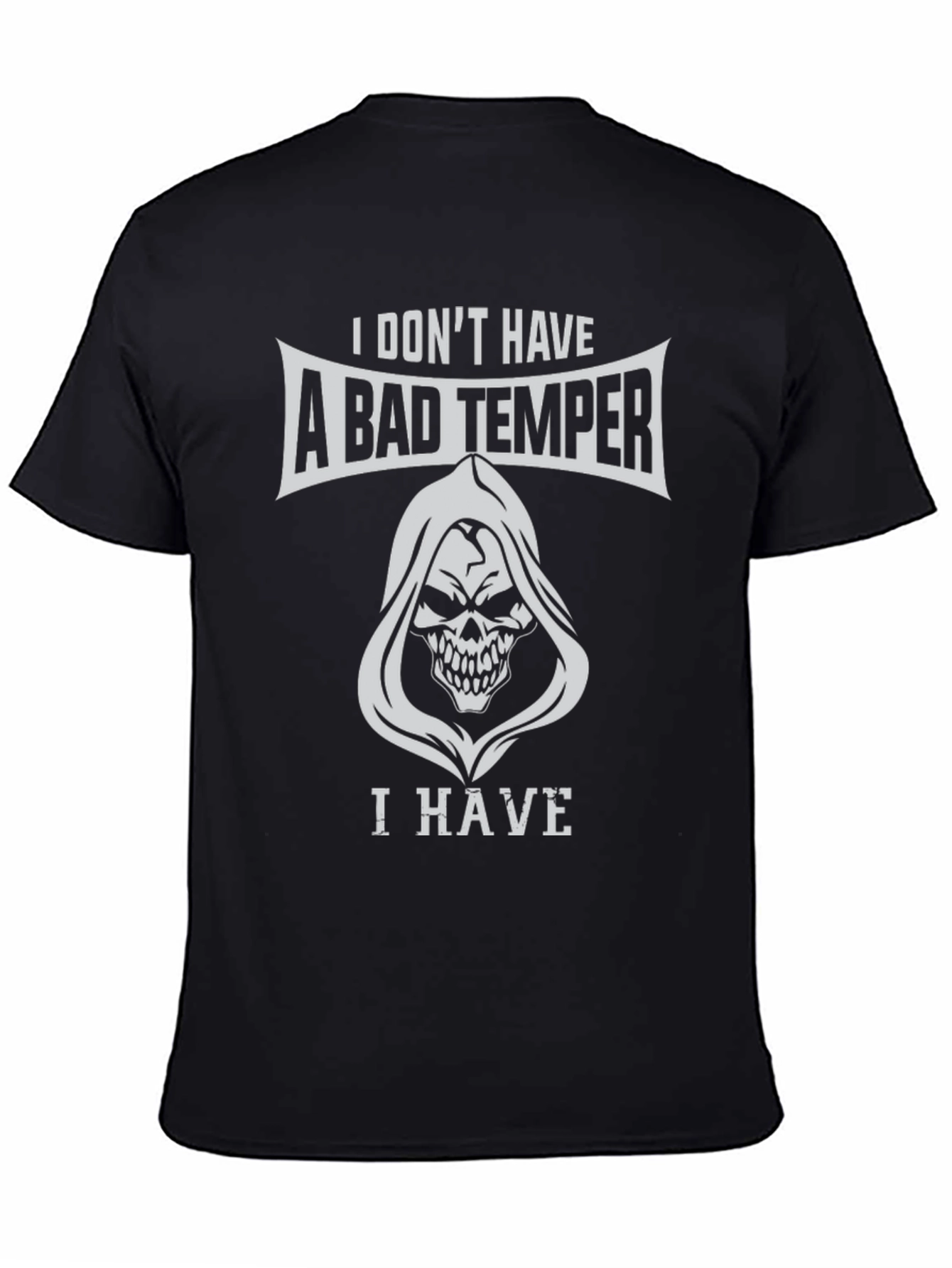 Bad Temper Grim Reaper Graphic T-Shirt
