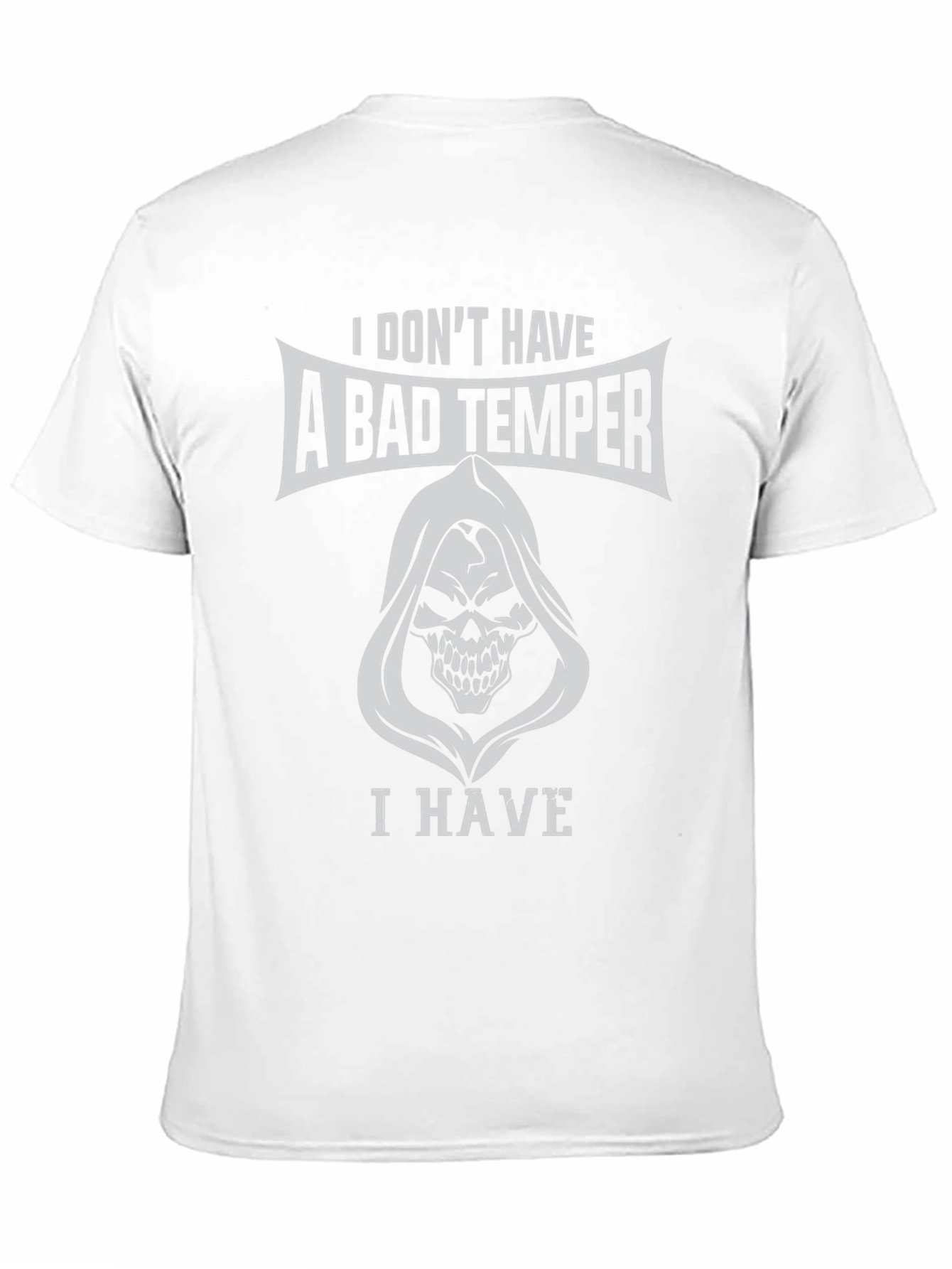 Bad Temper Grim Reaper Graphic T-Shirt