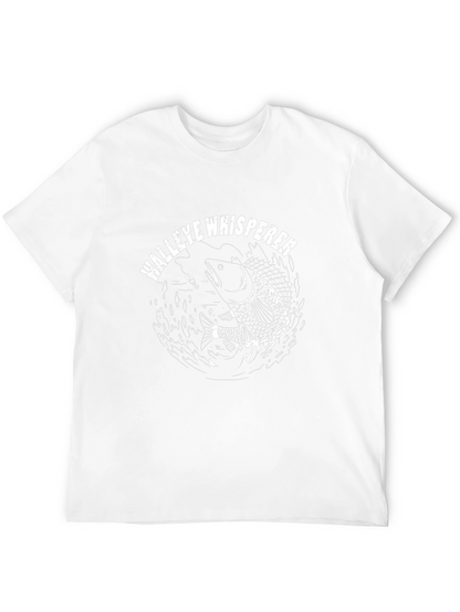 Walleye Whisperer Graphic T-Shirt Black