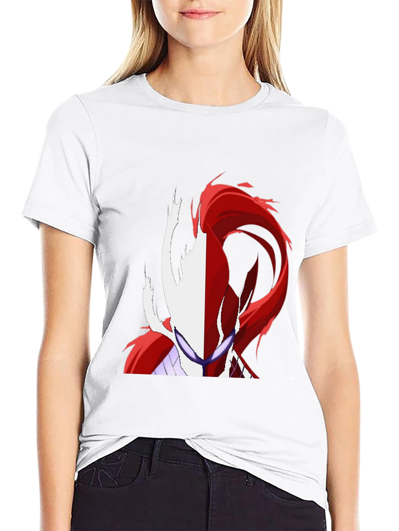 Anime Character Black T-Shirt