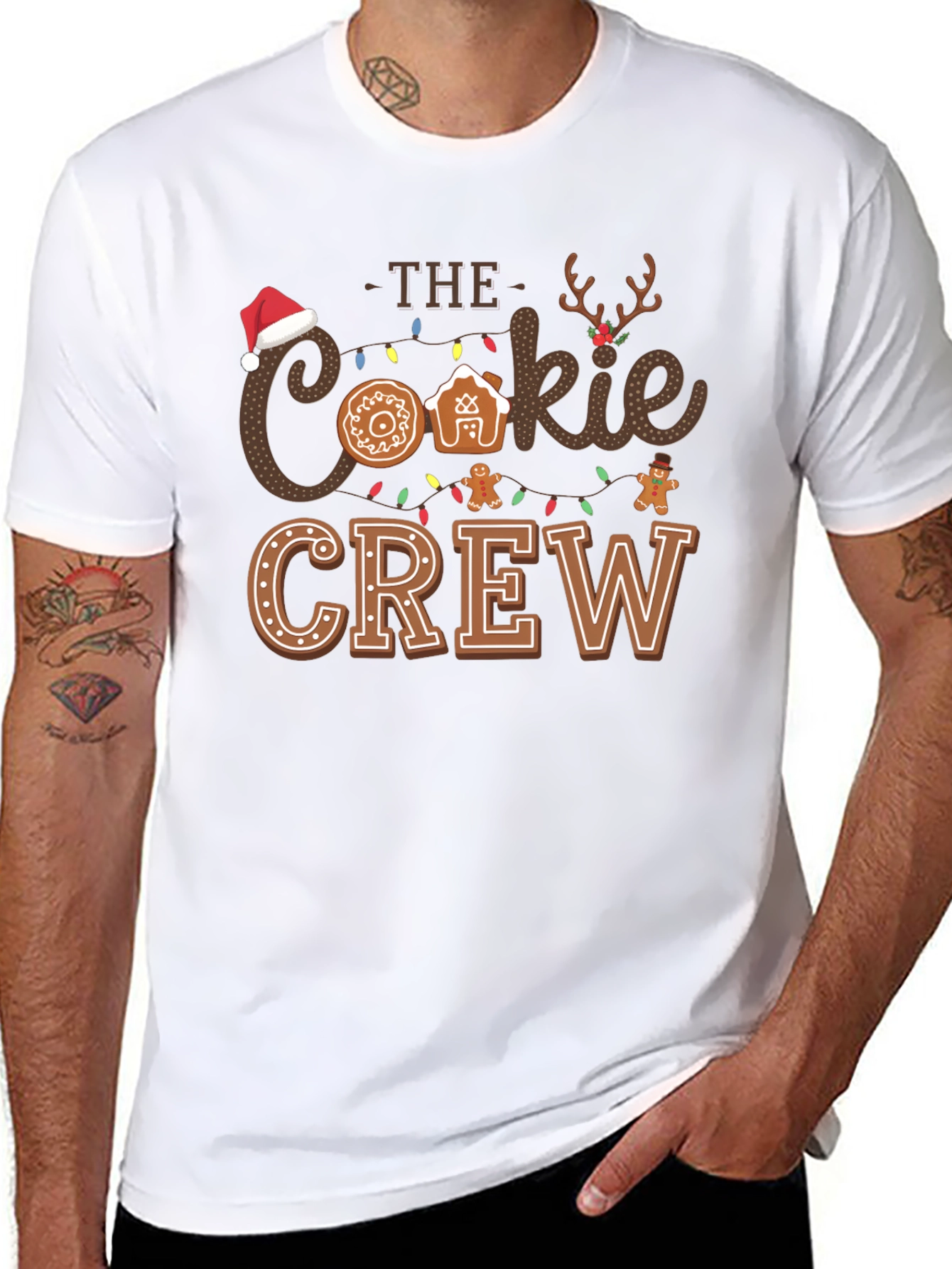 The Cookie Crew Christmas T-Shirt Holiday Fun
