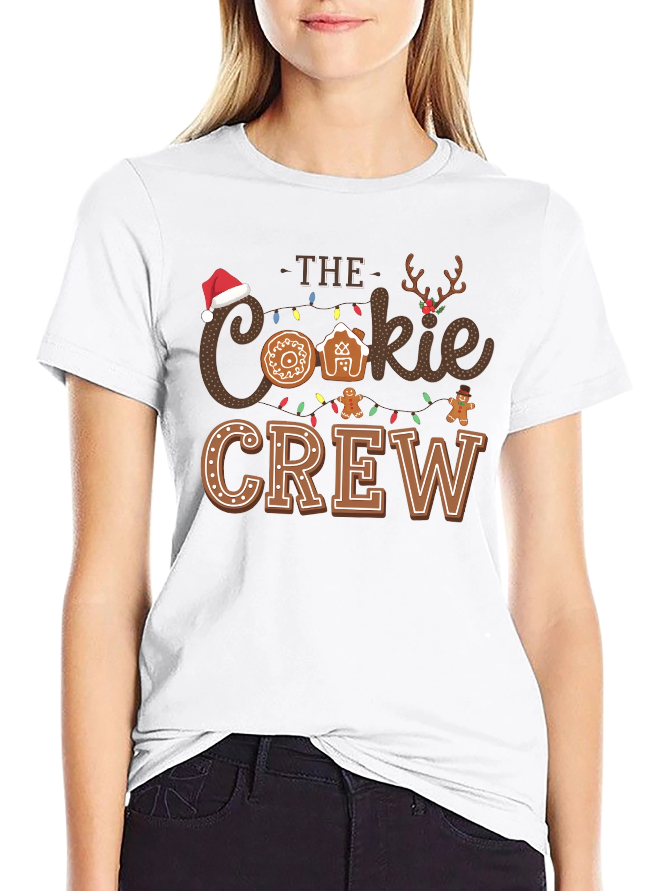 The Cookie Crew Christmas T-Shirt Holiday Fun