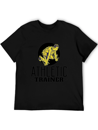 Athletic Trainer Graphic Tee - Black