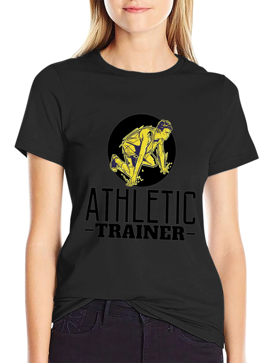 Athletic Trainer Graphic Tee - Black