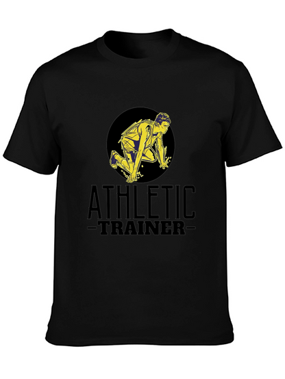 Athletic Trainer Graphic Tee - Black