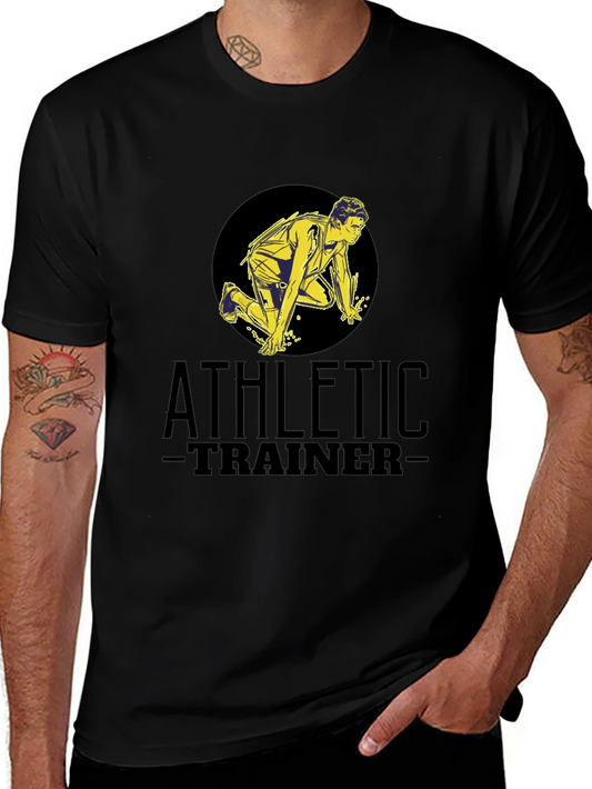 Athletic Trainer Graphic Tee - Black