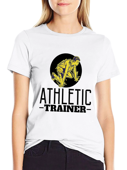 Athletic Trainer Graphic Tee - Black