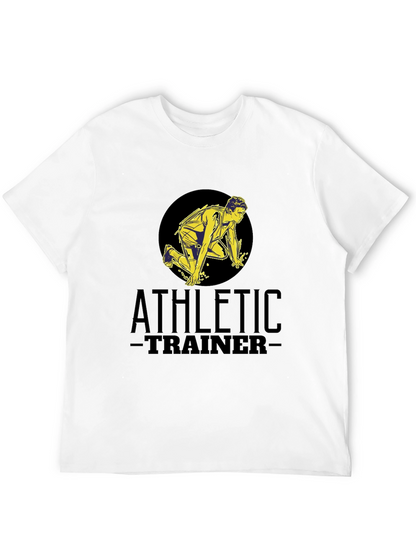 Athletic Trainer Graphic Tee - Black