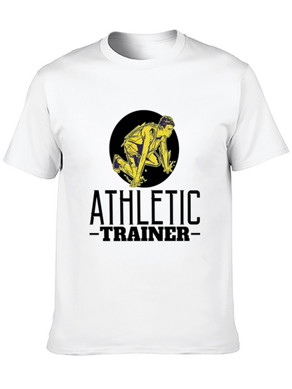 Athletic Trainer Graphic Tee - Black
