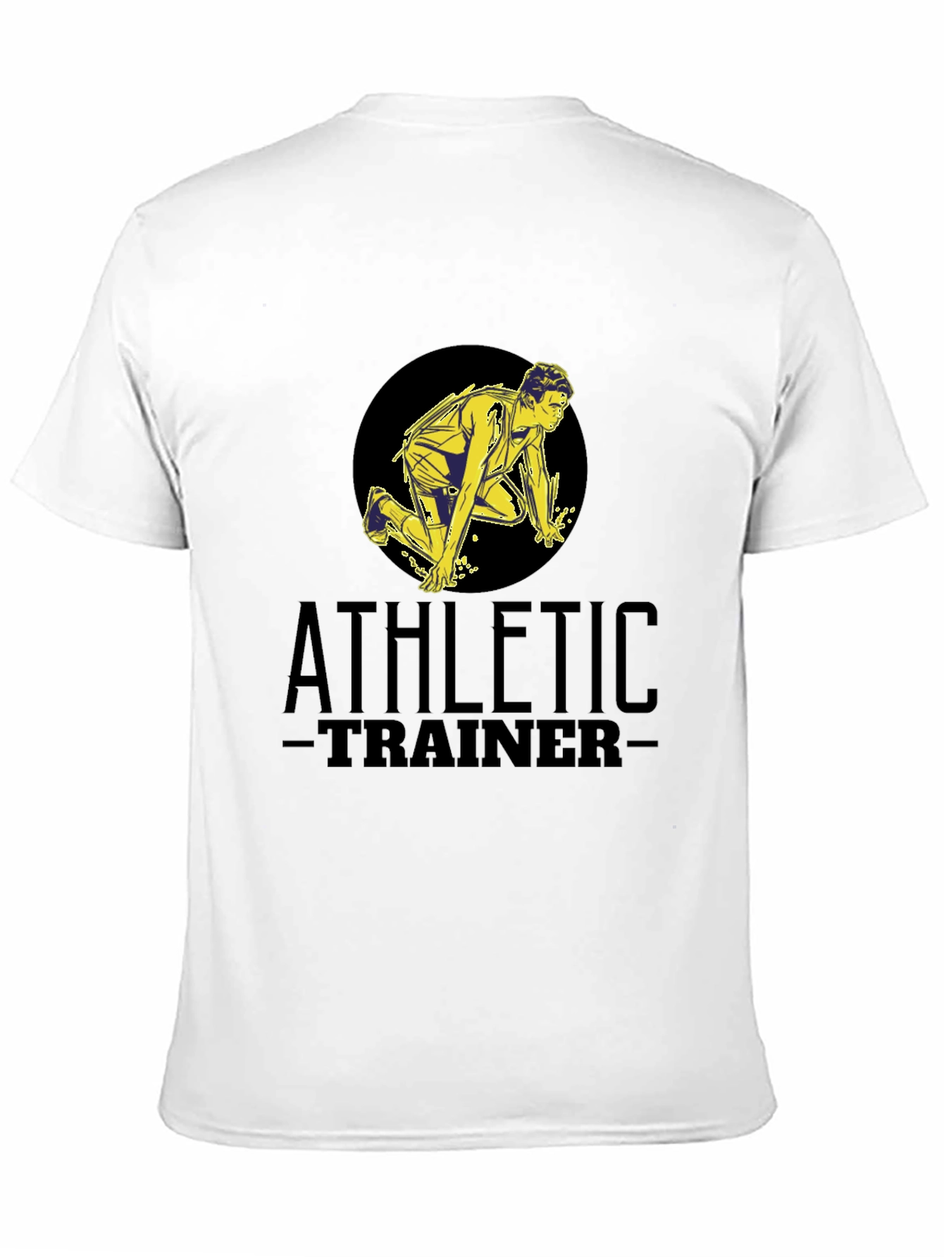 Athletic Trainer Graphic Tee - Black