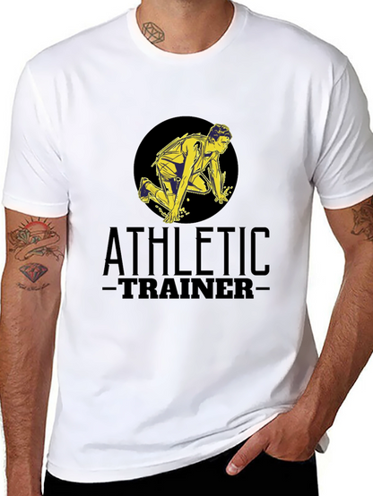 Athletic Trainer Graphic Tee - Black