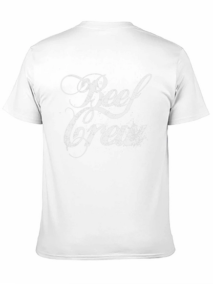 Beef Crew Graphic Tee - Soft Black T-Shirt