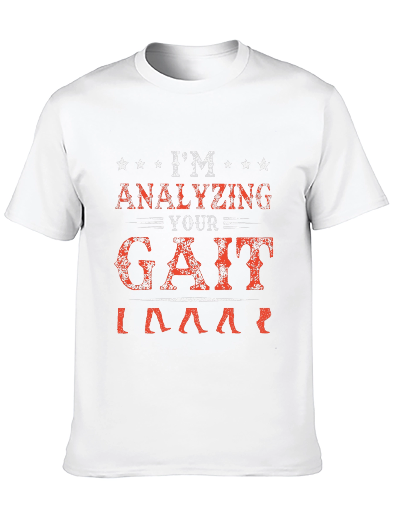Analyzing Your Gait Black Graphic T-Shirt