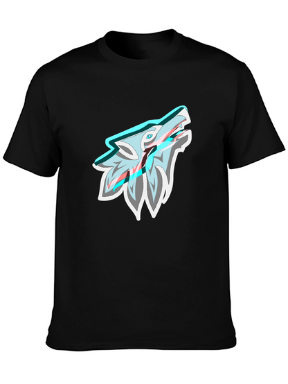Wolf Graphic Print Tee - Cool Style