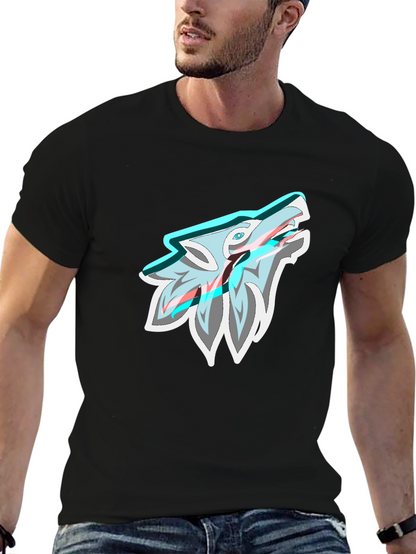 Wolf Graphic Print Tee - Cool Style