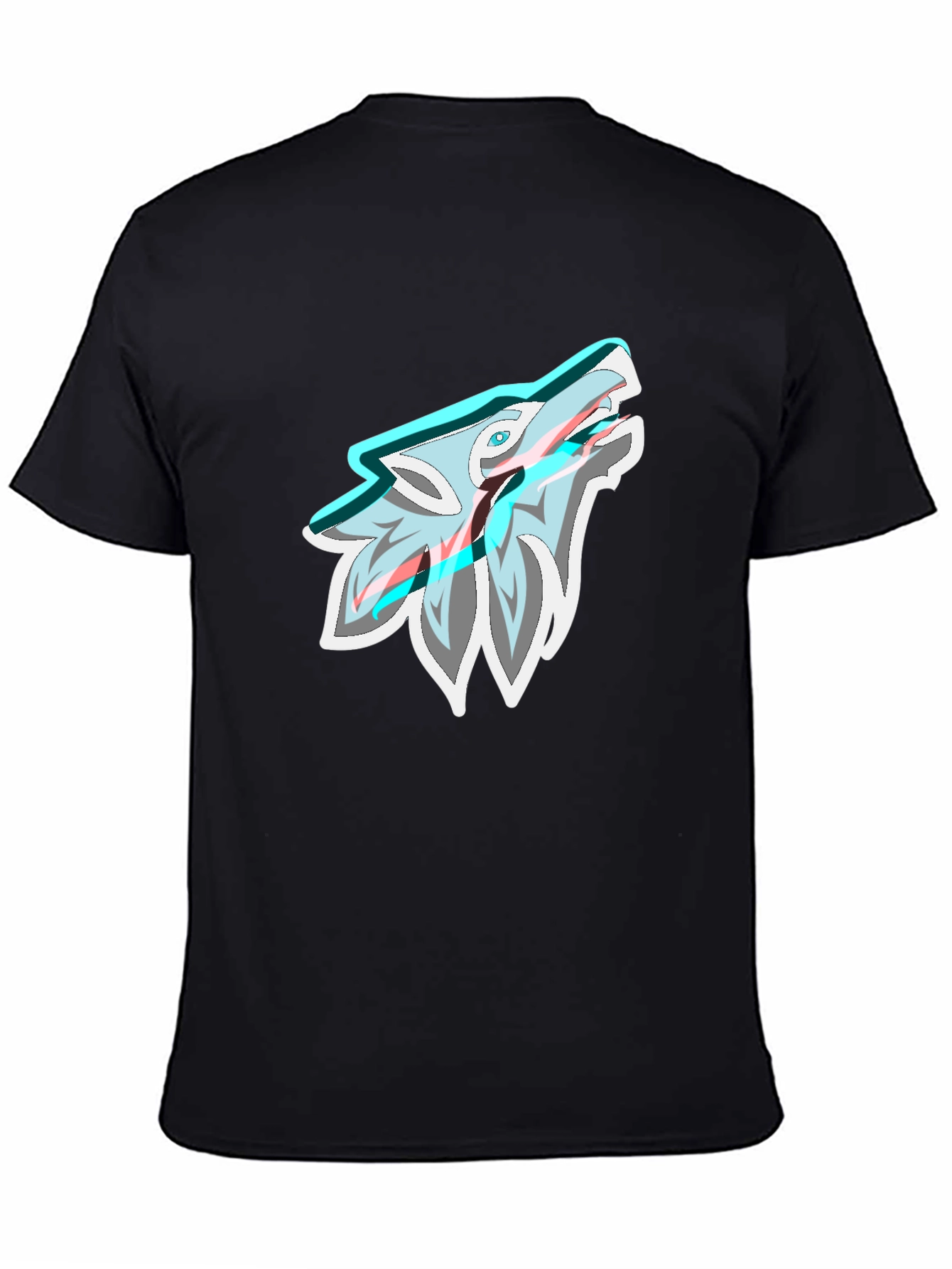 Wolf Graphic Print Tee - Cool Style