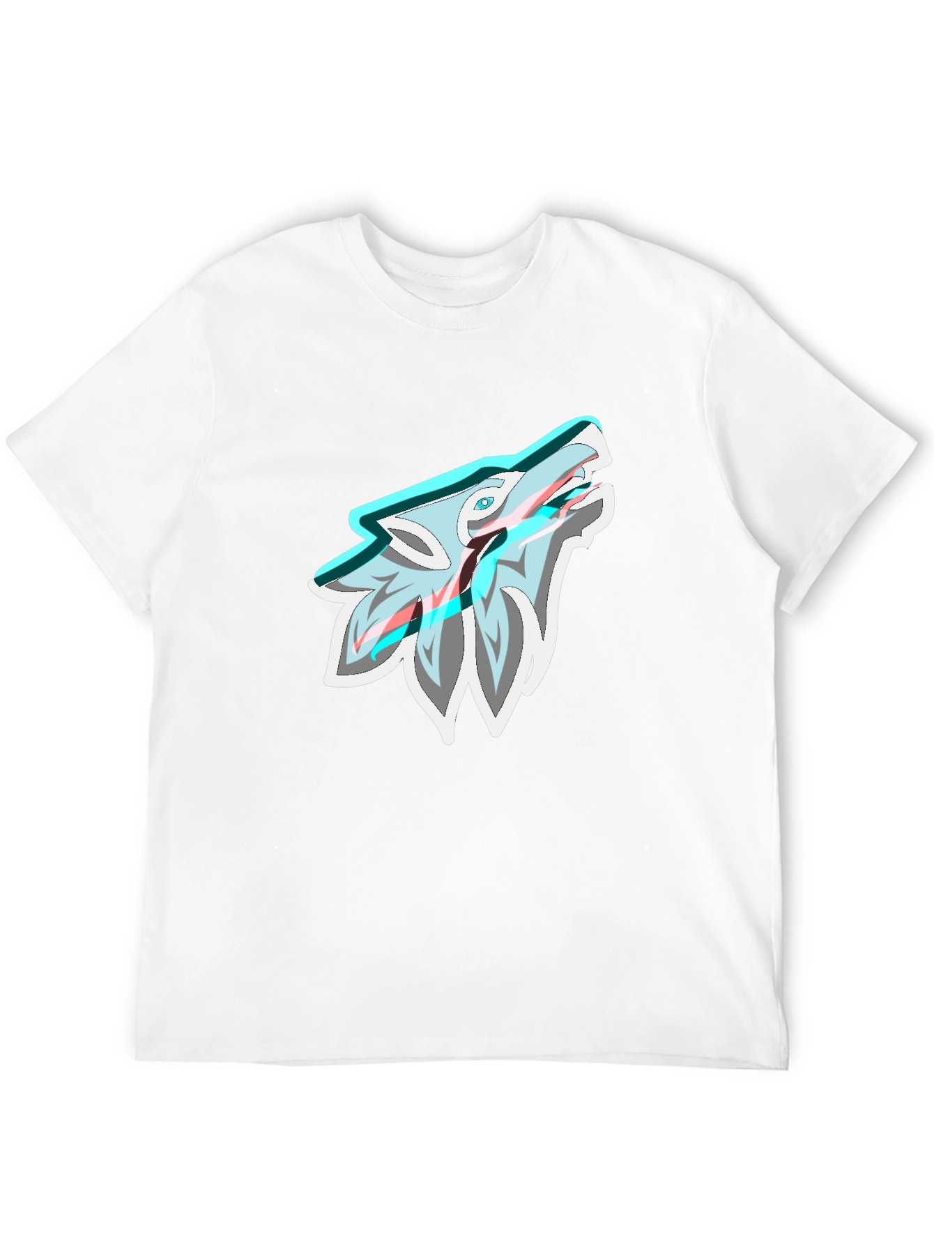 Wolf Graphic Print Tee - Cool Style