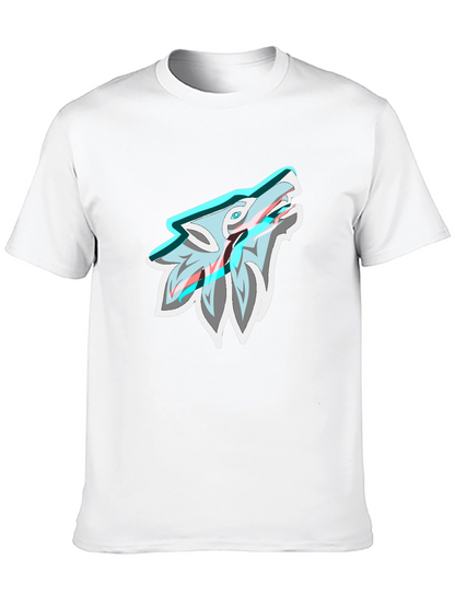 Wolf Graphic Print Tee - Cool Style