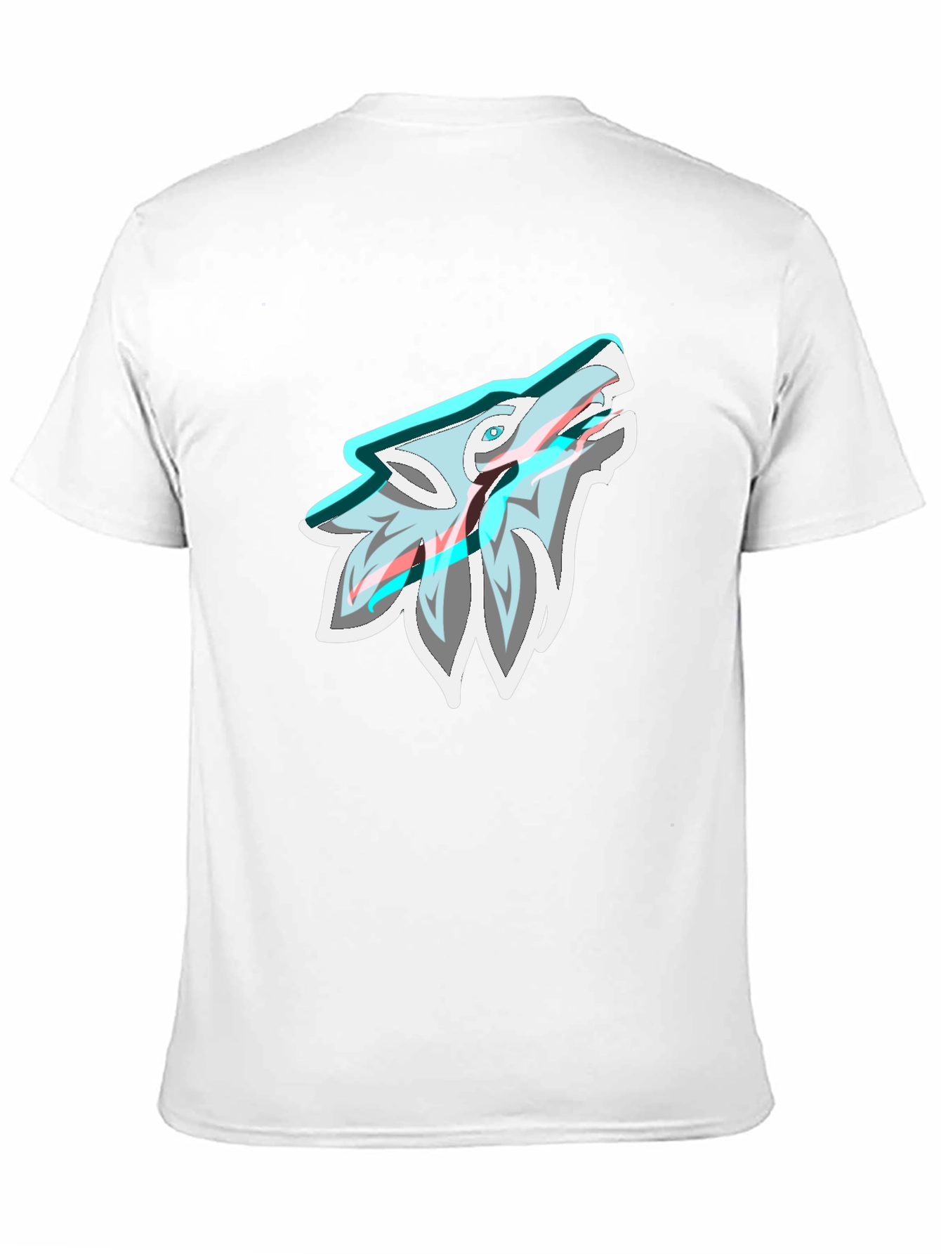 Wolf Graphic Print Tee - Cool Style