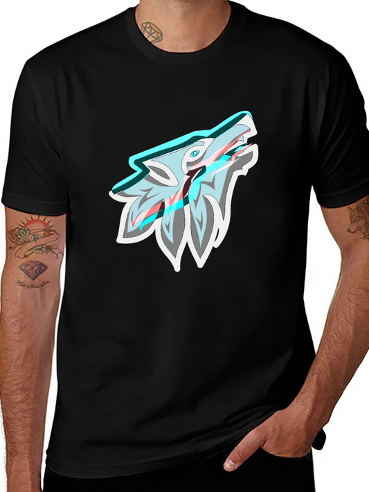 Wolf Graphic Print Tee - Cool Style