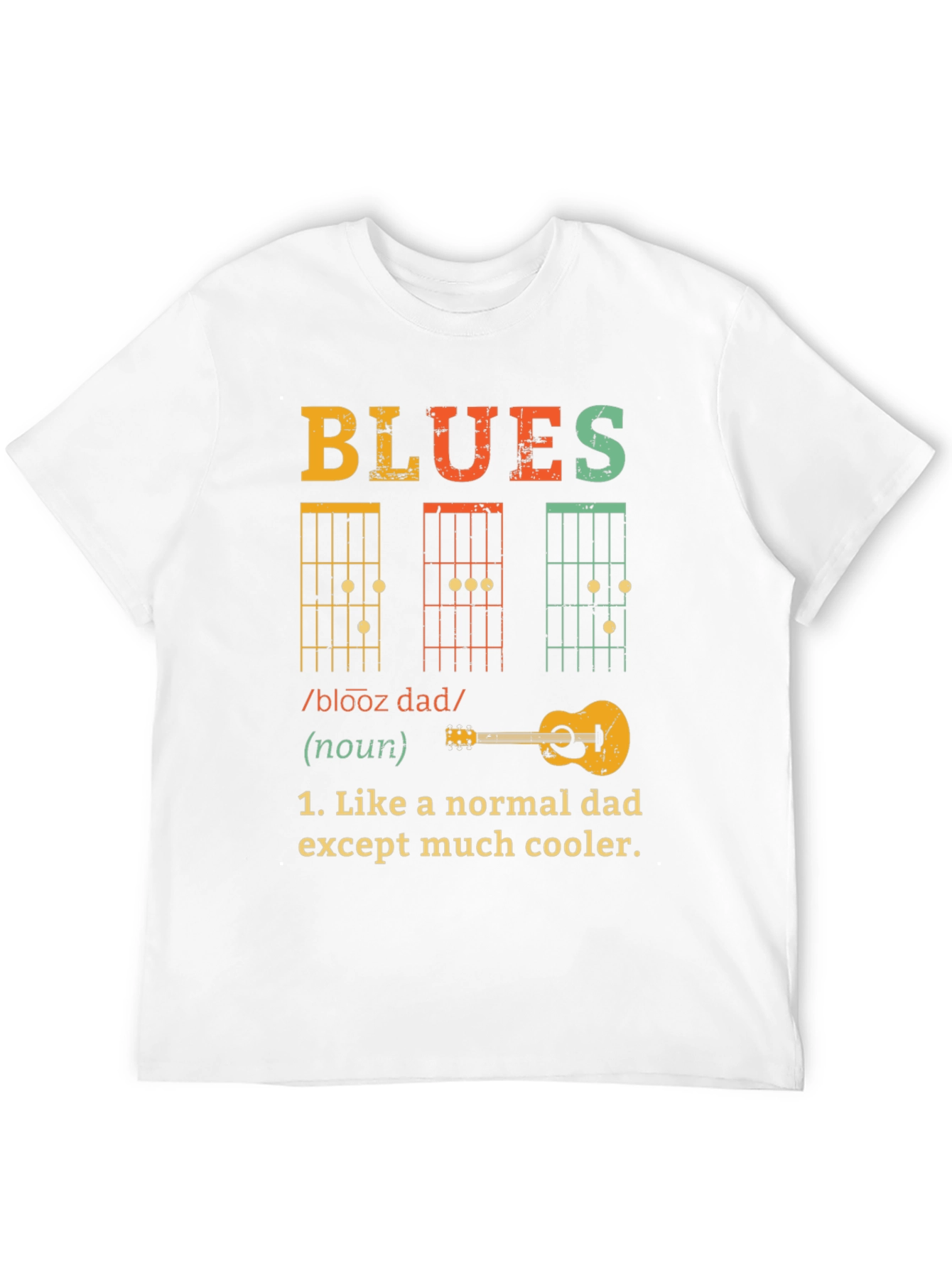 Blues Dad T-Shirt - Cool Musician Father Tee
