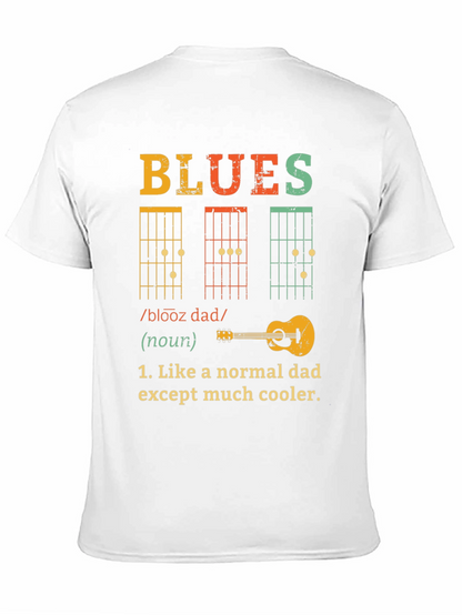 Blues Dad T-Shirt - Cool Musician Father Tee