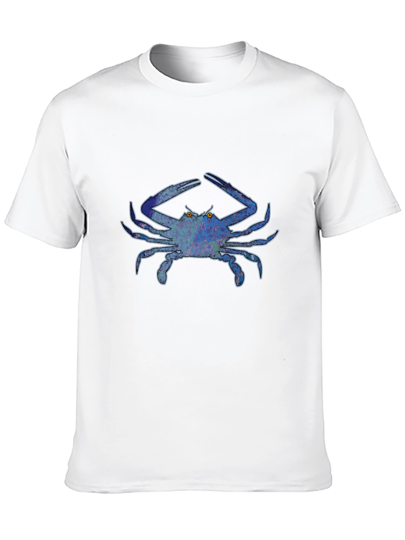 Blue Crab Graphic Tee - Bold Design Casual Style