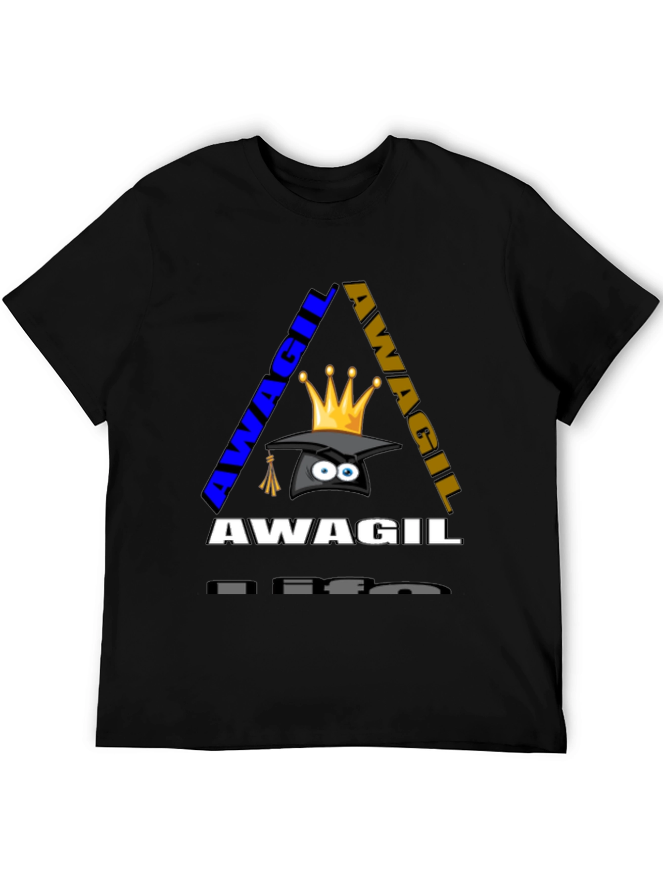 Awagil Graphic Tee - Crown Grad