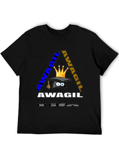 Awagil Graphic Tee - Crown Grad