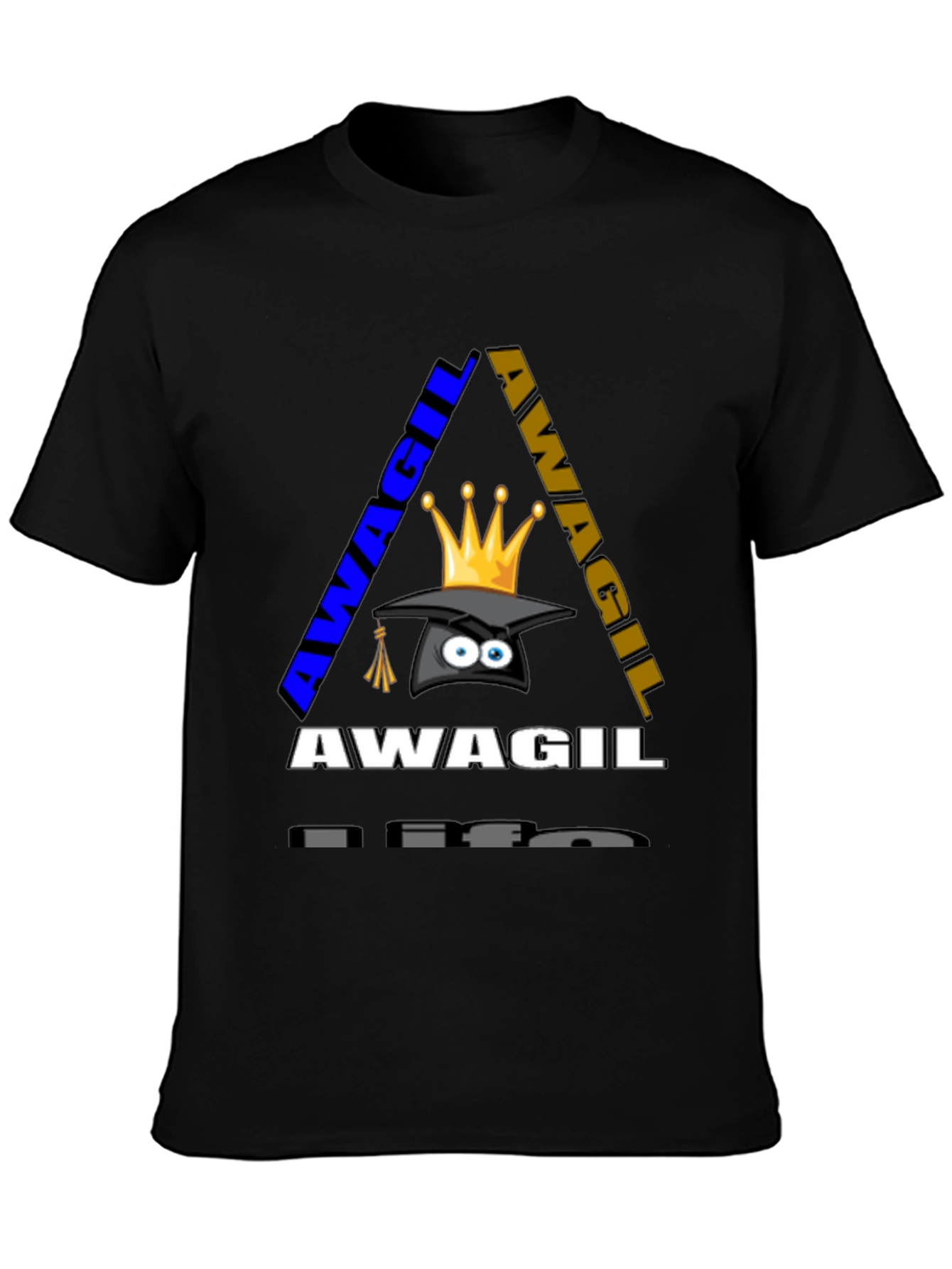 Awagil Graphic Tee - Crown Grad