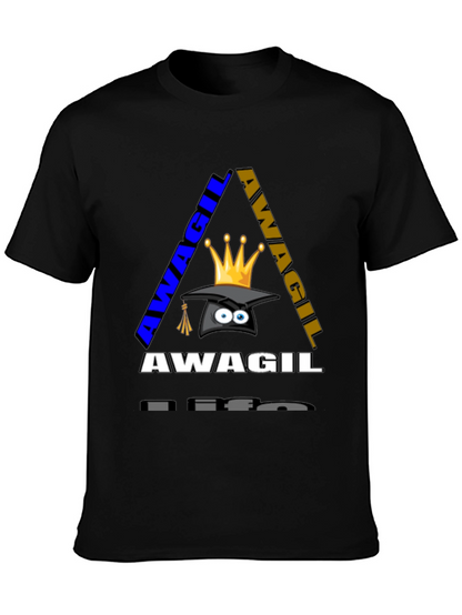 Awagil Graphic Tee - Crown Grad
