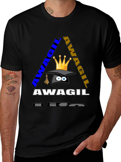 Awagil Graphic Tee - Crown Grad