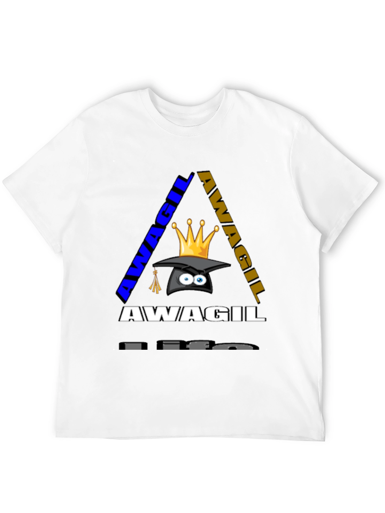 Awagil Graphic Tee - Crown Grad