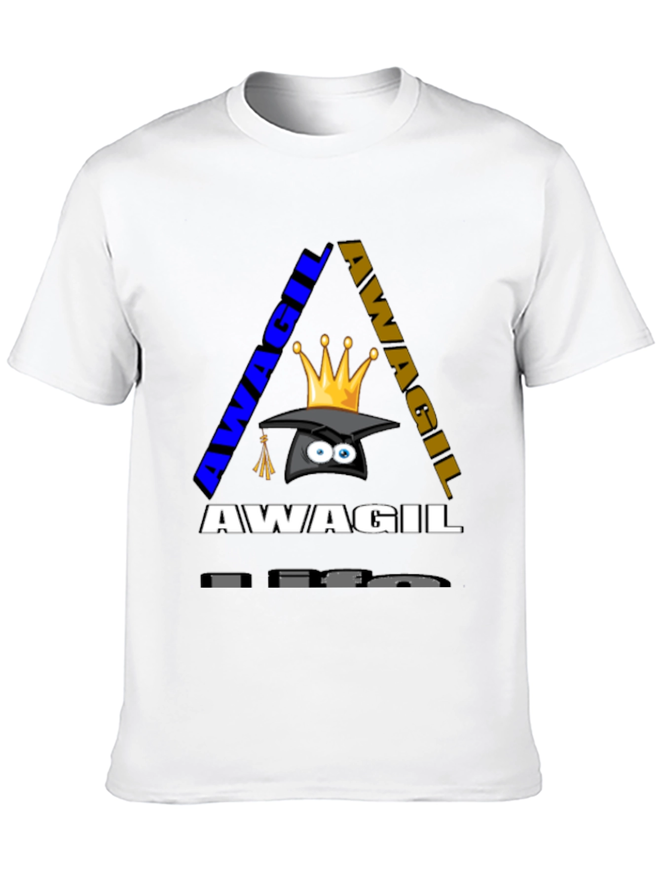 Awagil Graphic Tee - Crown Grad