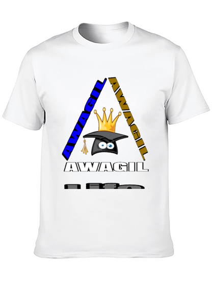 Awagil Graphic Tee - Crown Grad