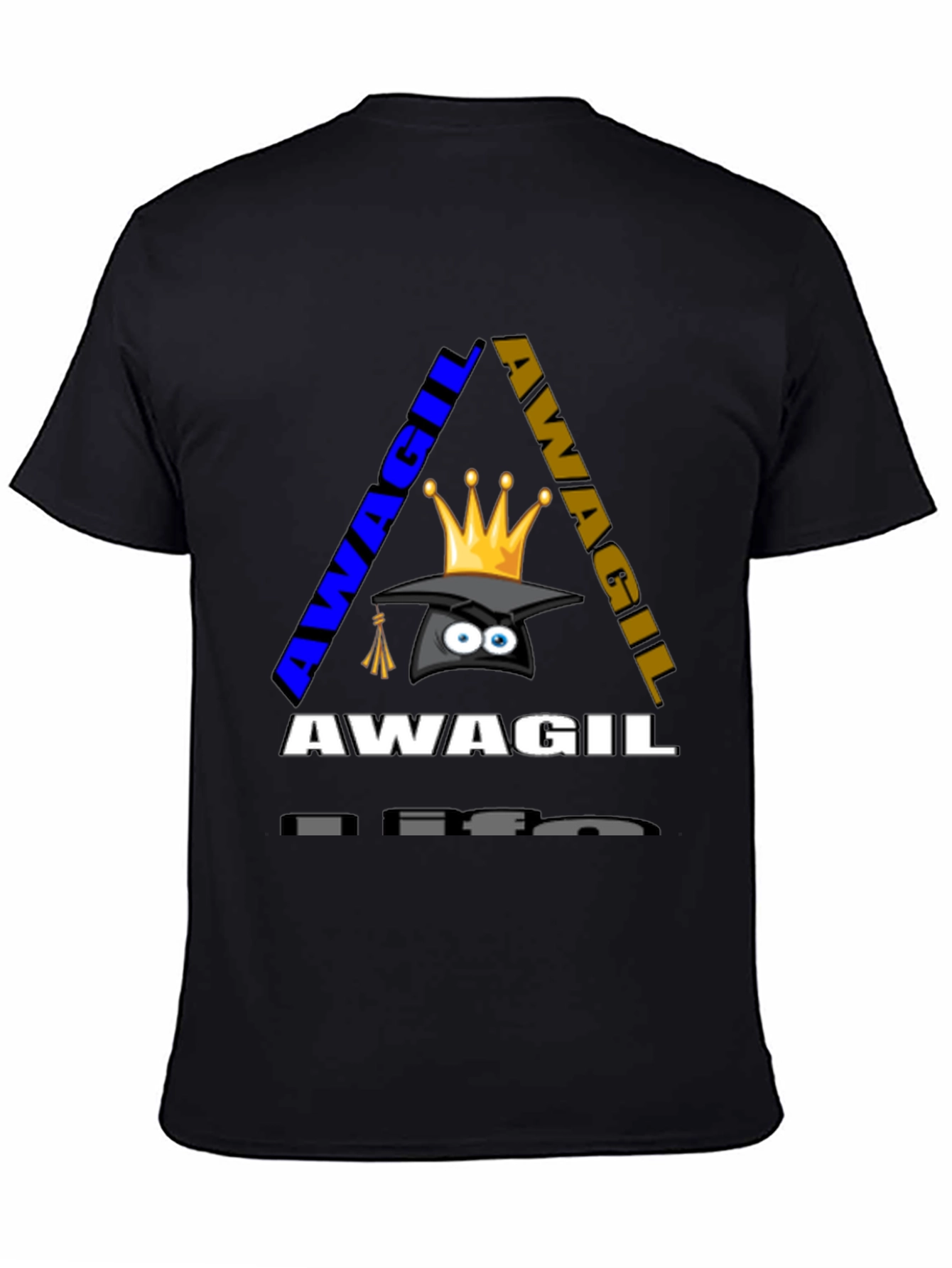 Awagil Graphic Tee - Crown Grad