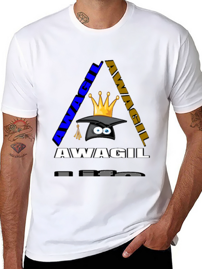 Awagil Graphic Tee - Crown Grad