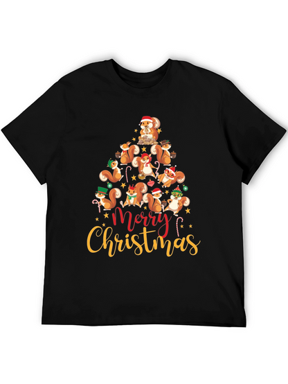 Squirrel Christmas Tree T-Shirt